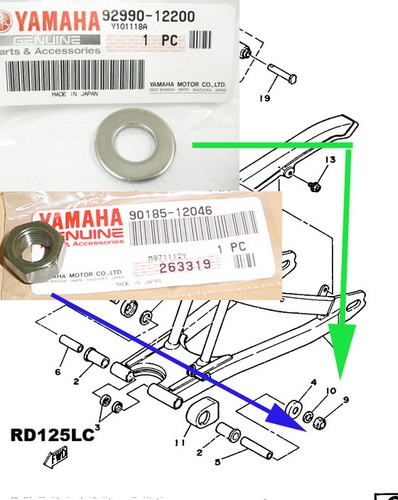Yamaha rd125lc rz125 - rd125lc, rd125ypvs