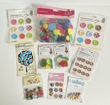 CRAFT BUTTONS BUNDLE 10 MIXED