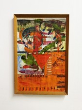 1970s Large Signed Abstract