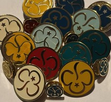 Girl Guides Metal Promise Pin Badges 1991 Onwards