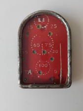 Antique Vintage Miniature Bagatelle Game Hand Held