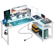 COMHOMA L-Shaped Gaming Desk