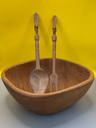 Vintage wooden salad - vintage,