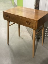 Vintage Ercol 437 Windsor Blonde Elm Beech Dressing / Desk Table