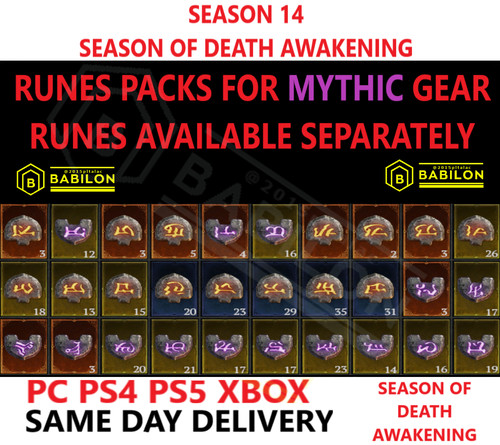 Diablo season mythic - season,