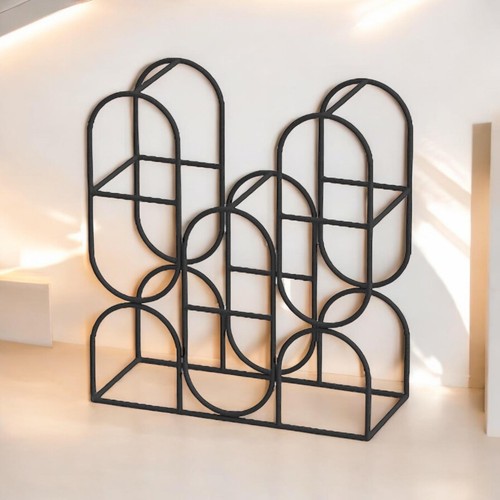 Wine rack cast iron black - rack,
