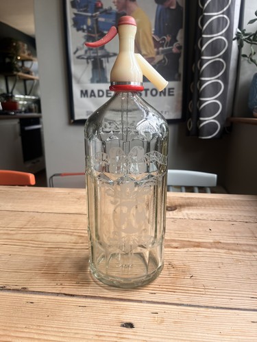Vintage 1950s soda siphon - vintage,