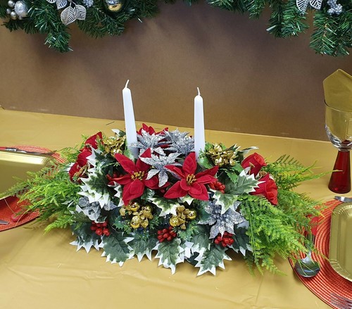 Artificial christmas table - christmas,