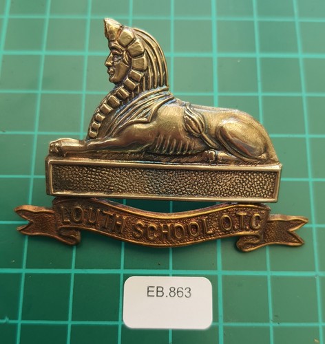 Louth school otc cap - louth, badge
