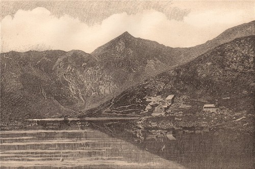 Snowdon wales 1893 old - snowdon.,