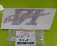 MITSUBISHI LANCER EVO 6 CP9A BOOT DECAL EVOLUTION VI MR604111 RED/BLACK/GREY JDM