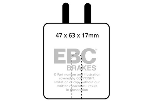 Ebc yellowstuff rear brake - yellowstuff,