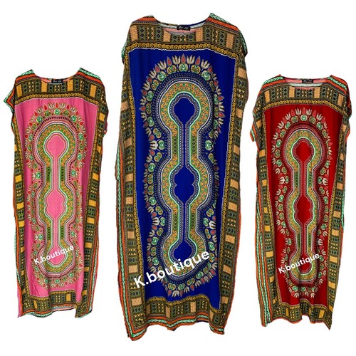 Ladies kaftan long maxi dress - ladies,