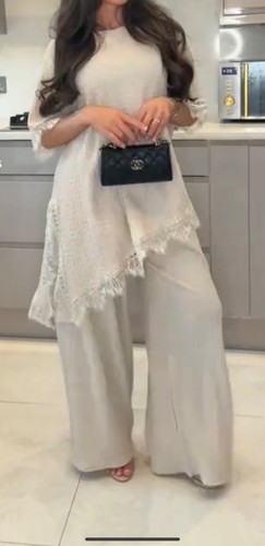 Top and trouser - , beige