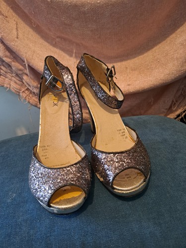 Ladies look glitter platform - ladies,