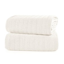 Pack of 2 Cotton Throws for