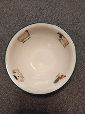 Large Cloverleaf Animal Cow Sheep Pig Cockerel Serving Display Fruit Bowl VGC