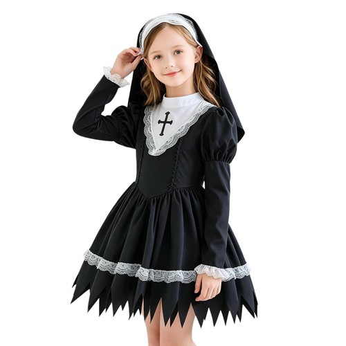 Kids girls dress cross - girls, pattern