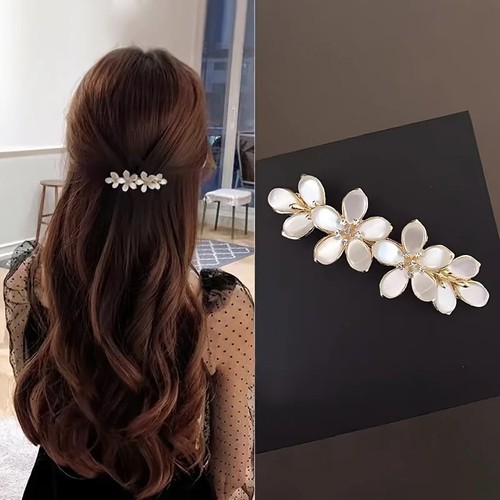 1pc floral rhinestone hair - rhinestone,