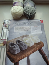 Knitting Kit " Cute  Slippers"