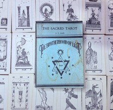 The Brotherhood Of Light Tarot Cards and book 1969 Rare OOP sacred Egyptian set