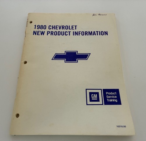 1980 chevrolet new - new, product