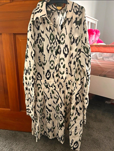 Zara abstract print shirt - print,