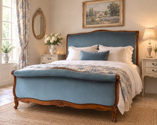 French double bed - frame,