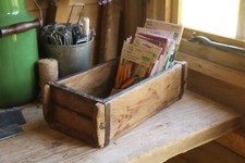 Reclaimed Wooden Brick Mould. Succulent Planter, Table Display, Storage