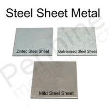 Galvanised or Mild STEEL SHEET Metal Plate Guillotine Cut UK Supplier