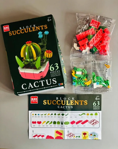 New block tech - new, succulents