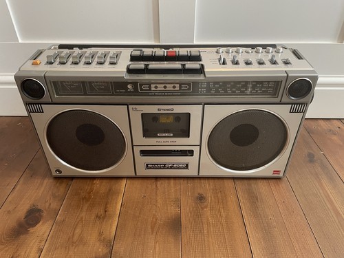 Sharp 9090e boombox - sharp, gf-9090e