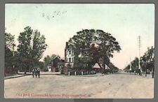 Vintage postcard Old Road and Connaught Avenue, Frinton-on-Sea. pmk R.S.O 1906