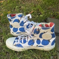 Converse Trainers, Blue Strawberries, Marimekko, Uk 4