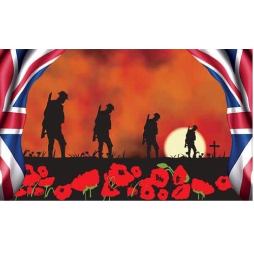 Lest forget flag 5x3ft - flag,