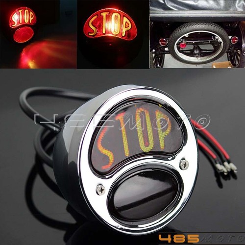 Motorcycle retro stop tail - motorcycle,