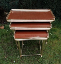 Vintage retro nest of 3 tables