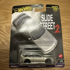 HOT WHEELS PREMIUM Nissan 240sx S14 SLIDE STREET 1:64 Diecast COMBINE POST