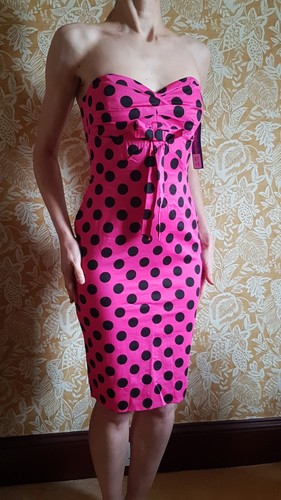 Hot pink pencil - hot, dress
