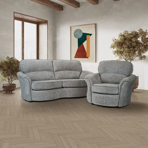 Classic modern grey fabric - grey,