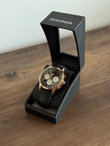 Sekonda gents rose - rose, plated