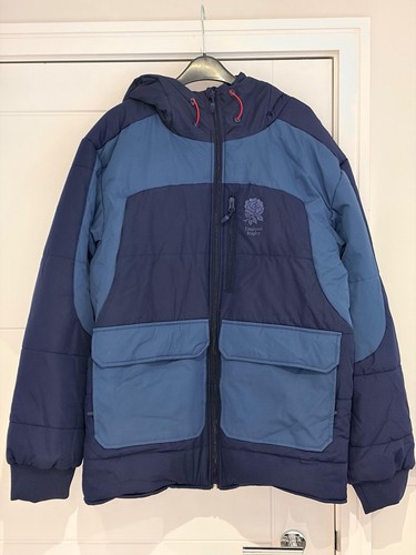 England rugby hooded puffer - england,