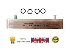 Baxi Assure 25 & 30 Dhw Heat Exchanger 12 Plate   7683965  720852401 BRAND NEW