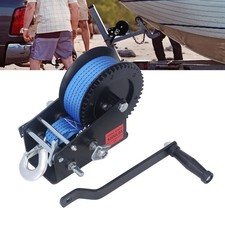 3200lbs Small Hand Winch Alloy Steel Strong Traction 2 Way Ratchet Handle