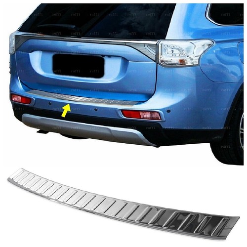 Chrome rear bumper protector - rear,