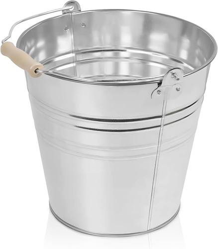 Galvanized steel bucket with - bucket,