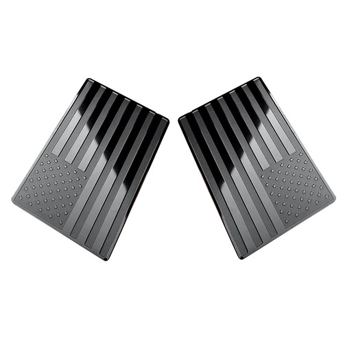 2pc aluminum american flag - 2pc,