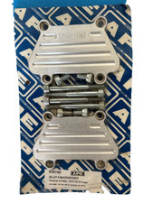 KAWASAKI KZ100J KZ1100 A2-A3 GPZ1100 APE BILLET CAM COVER CAPS. BLOCK EMISSIONS.