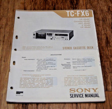 Sony TC-FX6 Stereo Cassette