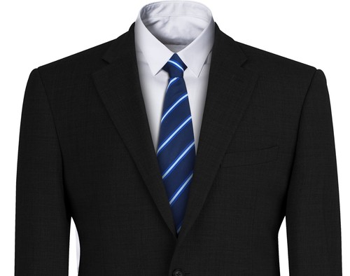 Navy blue mens clip - blue, on